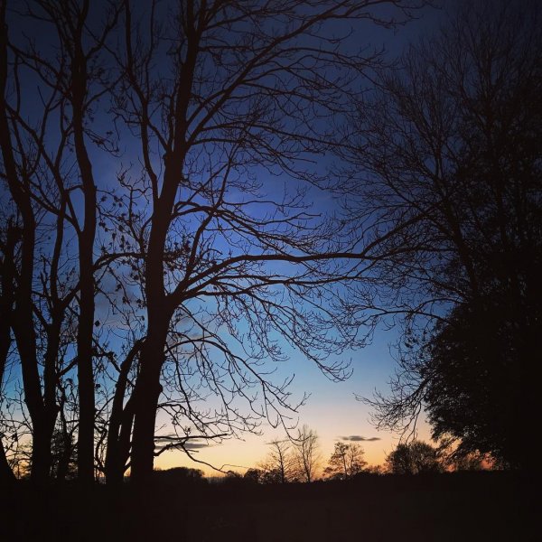 Peaceful sunset