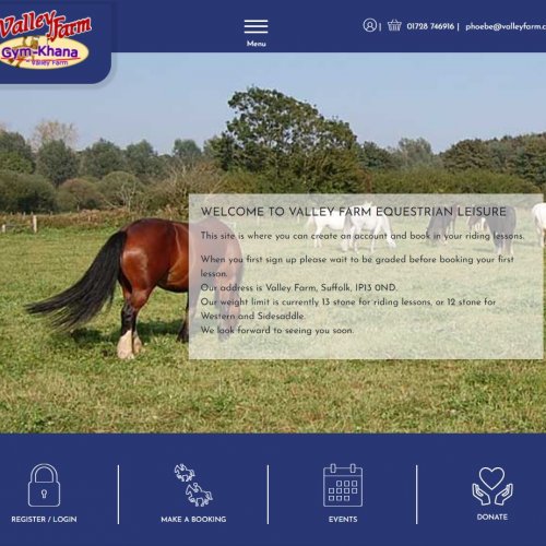 online booking page