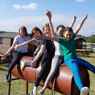 Pony camp tin horse