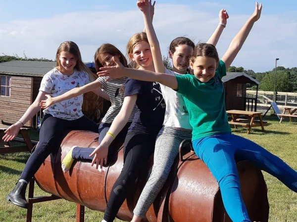 Pony camp tin horse